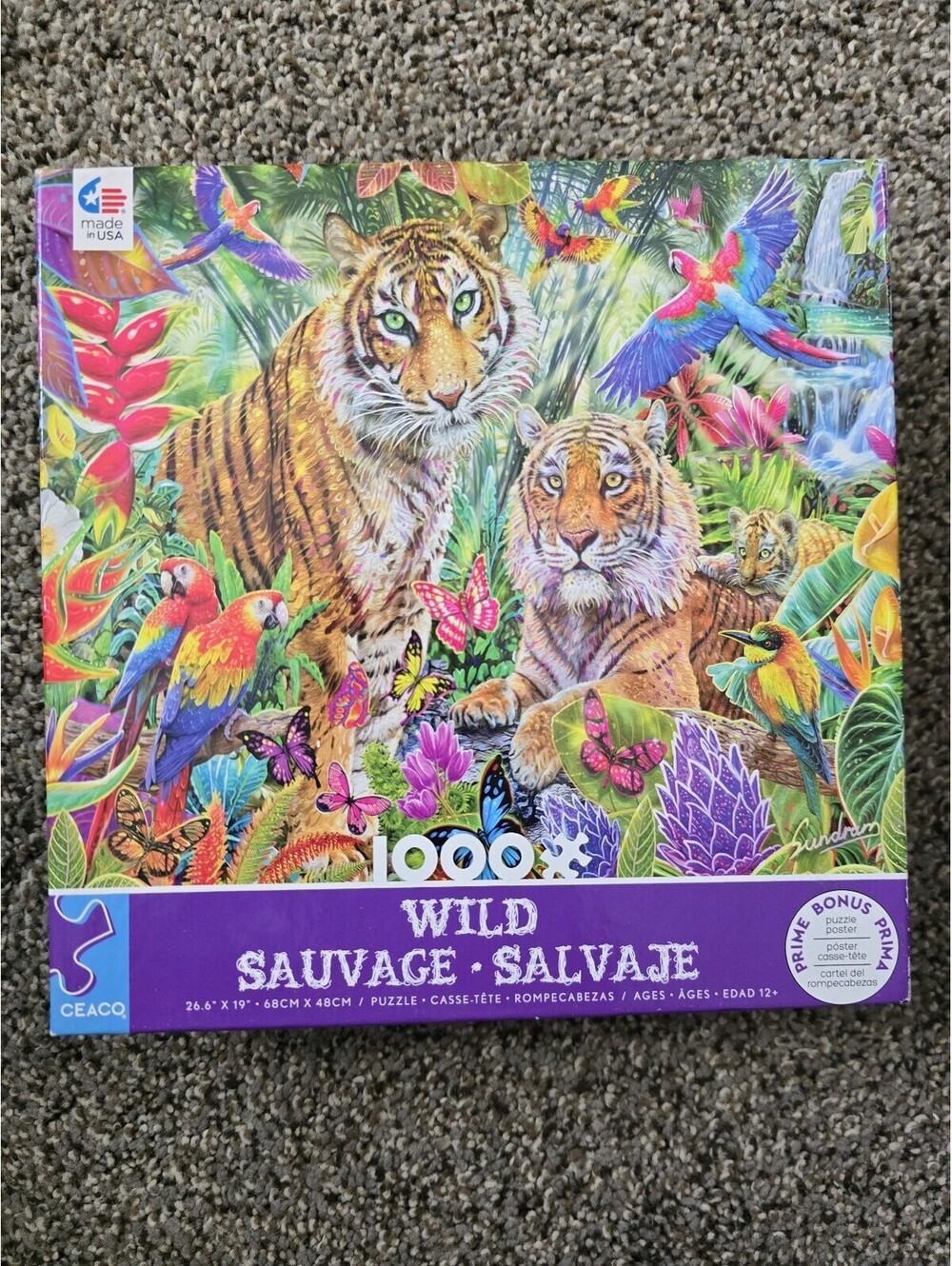 CEACO Wild Sauvage Salvaje 1000-Piece Jigsaw Puzzle